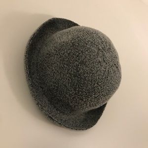 grey bowler hat